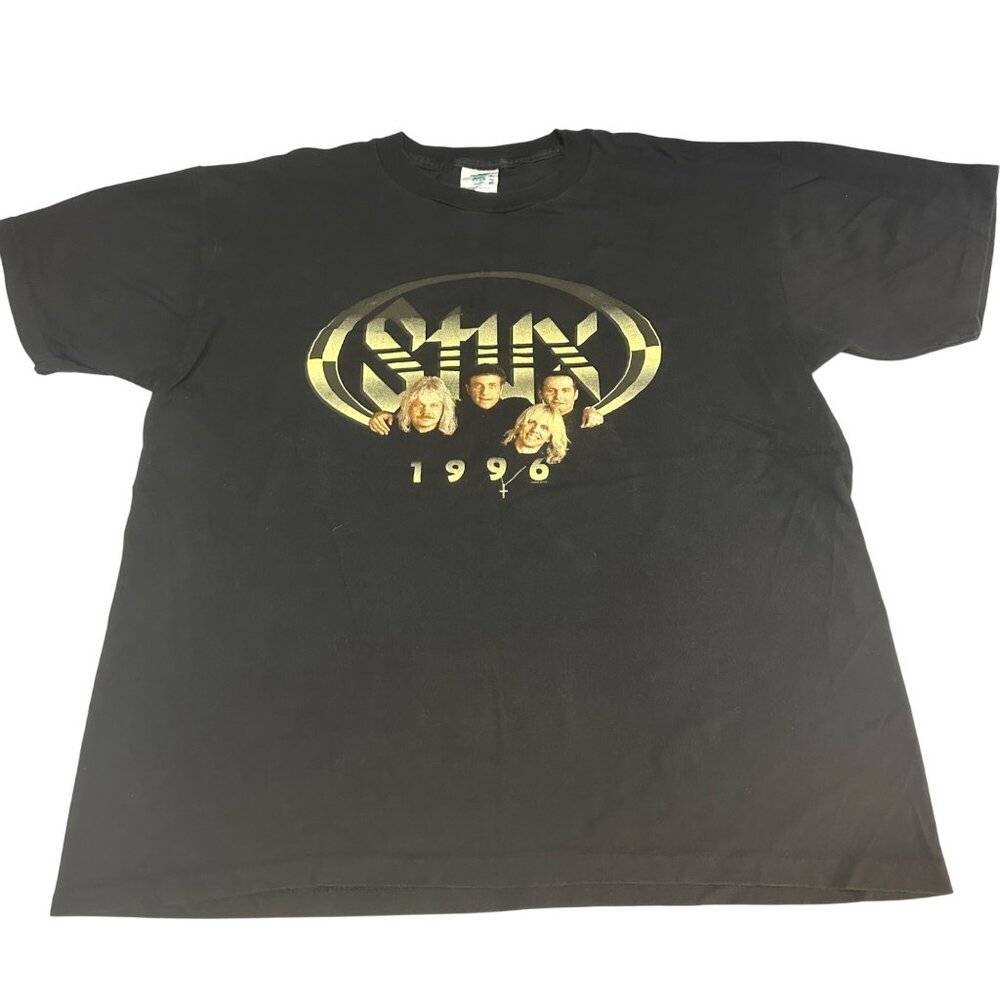 Vintage 1996 Styx Return To Paradise Theatre T-Shirt XL Winterland Productions